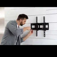 پایه دیواری براکت تی وی  انواع تلویزیون انواع سایز