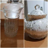 قوری چینی قدیمی و پارچ لومینارک
