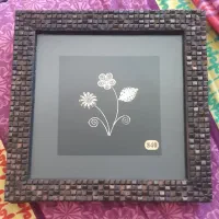 تابلو نقره گل