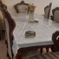 میز ناهار خوری ۸نفره استیل