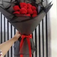 دسته گل خرسی آماده تحویل یا ارسال