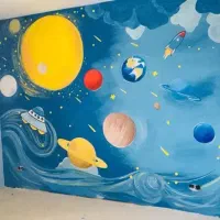 نقاشی دیواری برای مدارس و ارگانها