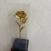 گل رز روکش طلا