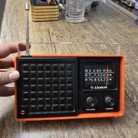 رادیو شهاب کلکسیونی عتیقه نارنجی بسیار تمیز