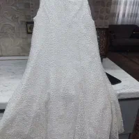 پیراهن گیپور مجلسی بچه گانه مناسب ۷تا۸سال
