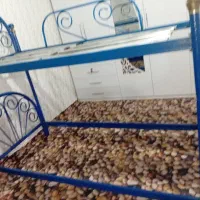 تخت خواب دو طبقه فلزی