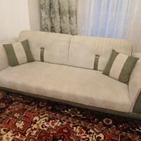 کاناپه سه نفره تخت شو در حد نو