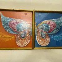 تابلو دیواری طرح پروانه