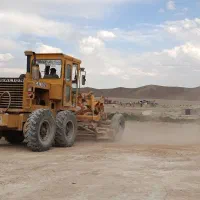 تسطیح زمین گریدر بیل قلتک