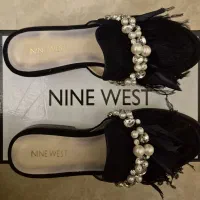 صندل زنانه مجلسی ، مشکی NINE  WEST