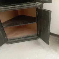 بوفه چوبی دکوری ‌2تیکه. مشکی