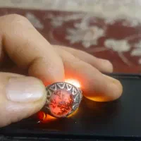 انگشتر قدیمی شجر دودرخت زنده.. رکاب دست ساز