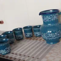 تنگ و لیوان سفال