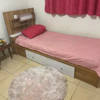تخت یک نفره چوبی