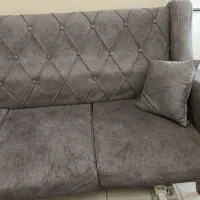 مبل راحتی طوسی