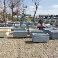 راه بند بولادر گلدان منقل بتنی سیمانی طرح گلشن