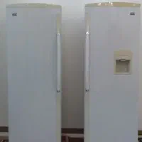 یخچال دو قلو الکترو استیل سفید سالم و تمیز