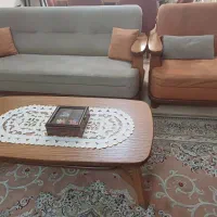 مبل دسته چوبی ۷ نفره