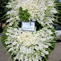 تاج گل ختم جشن افتتاحیه درباری شبکه ای