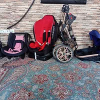 ست کالسکه کریر صندلی ماشین آغوشی مارک مادرکر