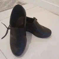 ی جفت کفش تبی زنانه چرم