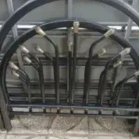 تخت فلزی همراه تشک فنری
