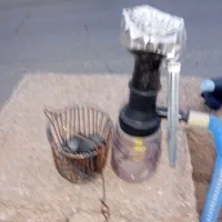 قلیون با وسایل