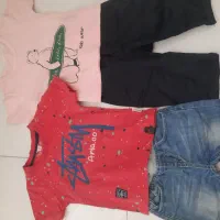 پیراهن وتیشرت شلوارک بچگانه
