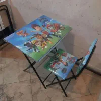 میز تحریر تاشو کودک باکس دار طرح سگهای نگهبان