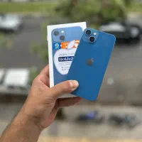 ایفون ۱۳نرمال ۱۲۸گیگ دوسیم پک اصلی با چک و‌سفته