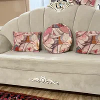 مبل راحتی هفت نفره با دو صندلی