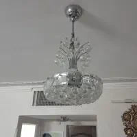 دو عدد لوستر کریستال در حد نو