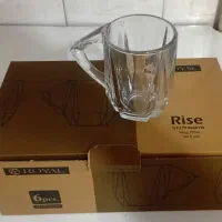 لیوان دسته دار چای خوری کریستال برند رویال نو