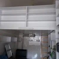 قفسه|کتابخانه، شلف، قفسههای دیواری|چالدران, |دیوار