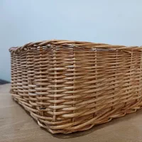 سبد حصیری مربع در حد نو