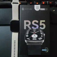 ساعت هوشمند هایلو مدل RS5 نقره ای مشابه ساعت اپل