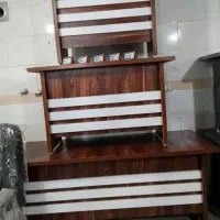 میز کارمندی فلزی و چوبی