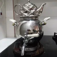 کتری سماوری همراه با قوری