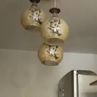 لوستر حبابی سه شاخه ای