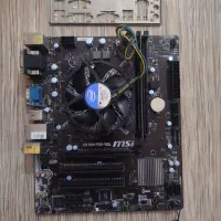 باندل cpu رم و مادربرد همراه با فن cpu و پنل پشت