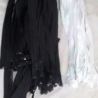 زیپ کاپشنی مشکی سفیدقد۷۱