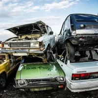 نیسان سواری اسقاط تصادفی وانت تاکسی فرسوده جایگزین