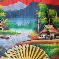 باد بزن دیواری بزرگ وخاص