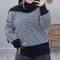 بلوز بافت یقه اسکی