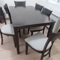 نهار خوری چوب فندوقی راش