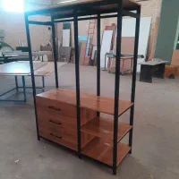 رگال لباسی ، ترکیب چوب و فلز ، سفارشی‌ساز