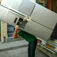 حمل اثاثیه( باربری اطمینان) یخچال کارگرخالی کامیون