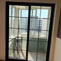 درب و پنجره دوجداره UPVC توری پلیسه تحویل فوری