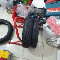 لاستیک موتور دانلوپ جفت