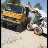 حمل نخاله خاکبرداری با خاور بابکت مصالح